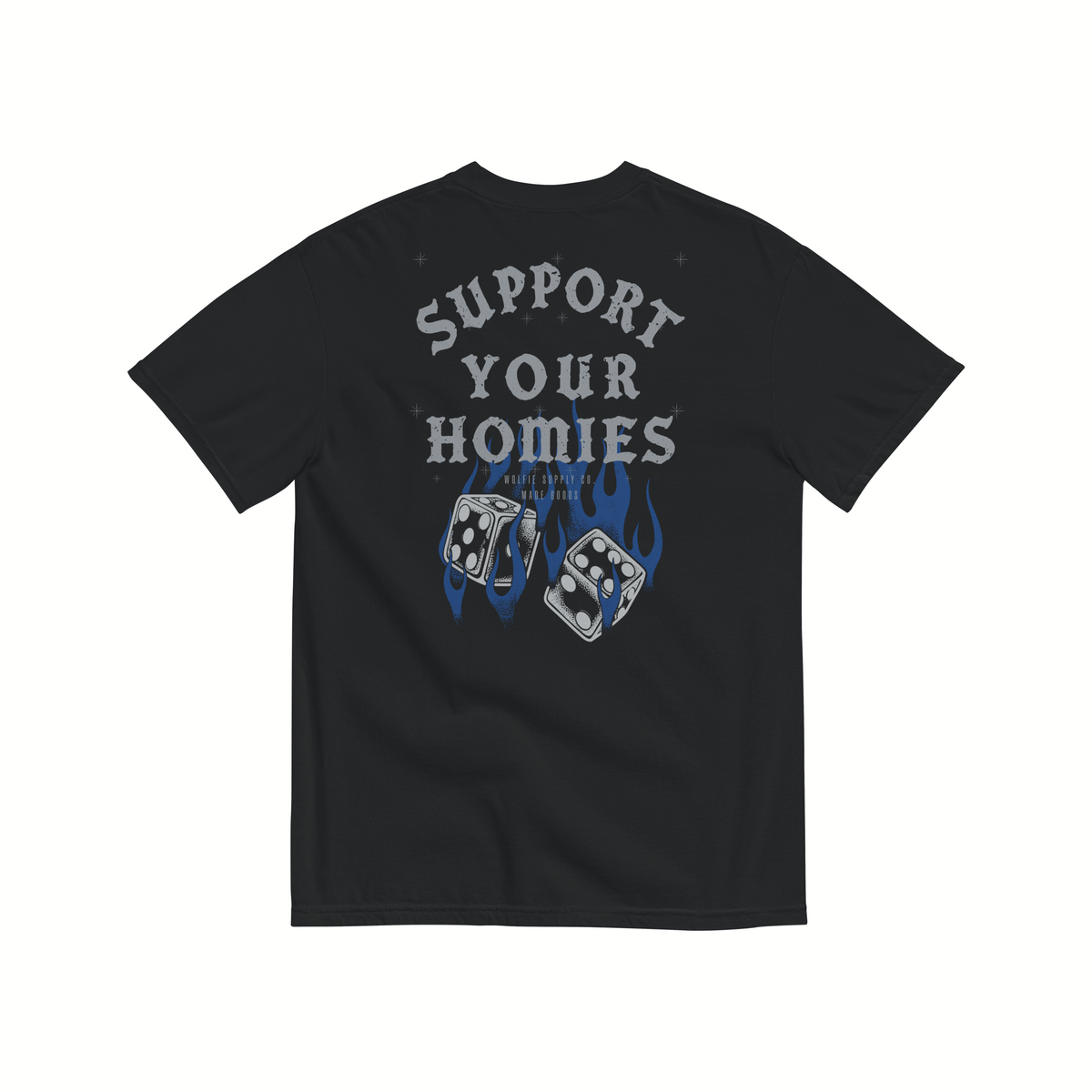 Support Your Homies Tee- Black