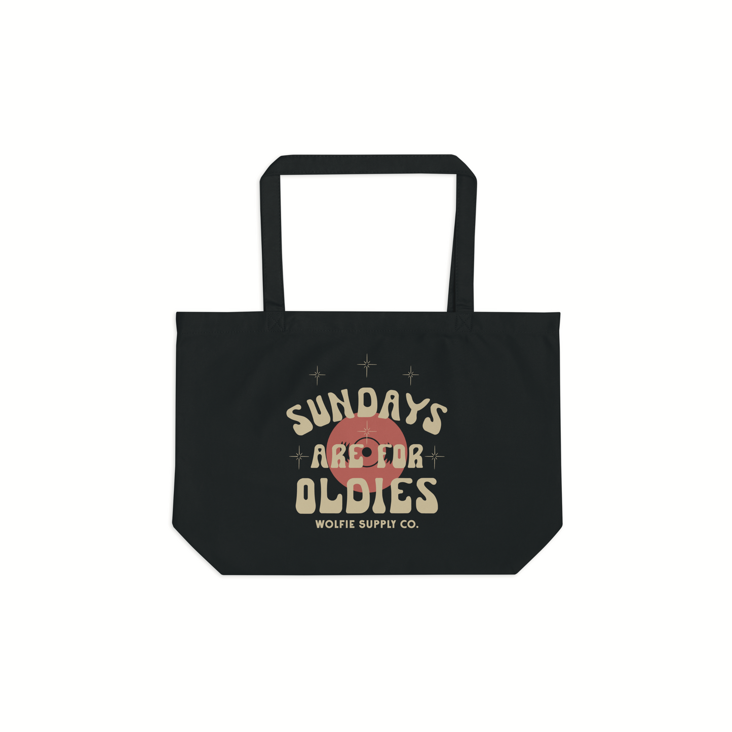 Sundays Are For Oldies- Tote Bag Black