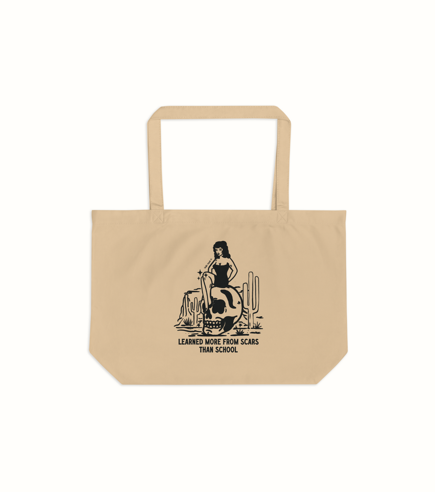 Scars Pin Up Tote- Cream