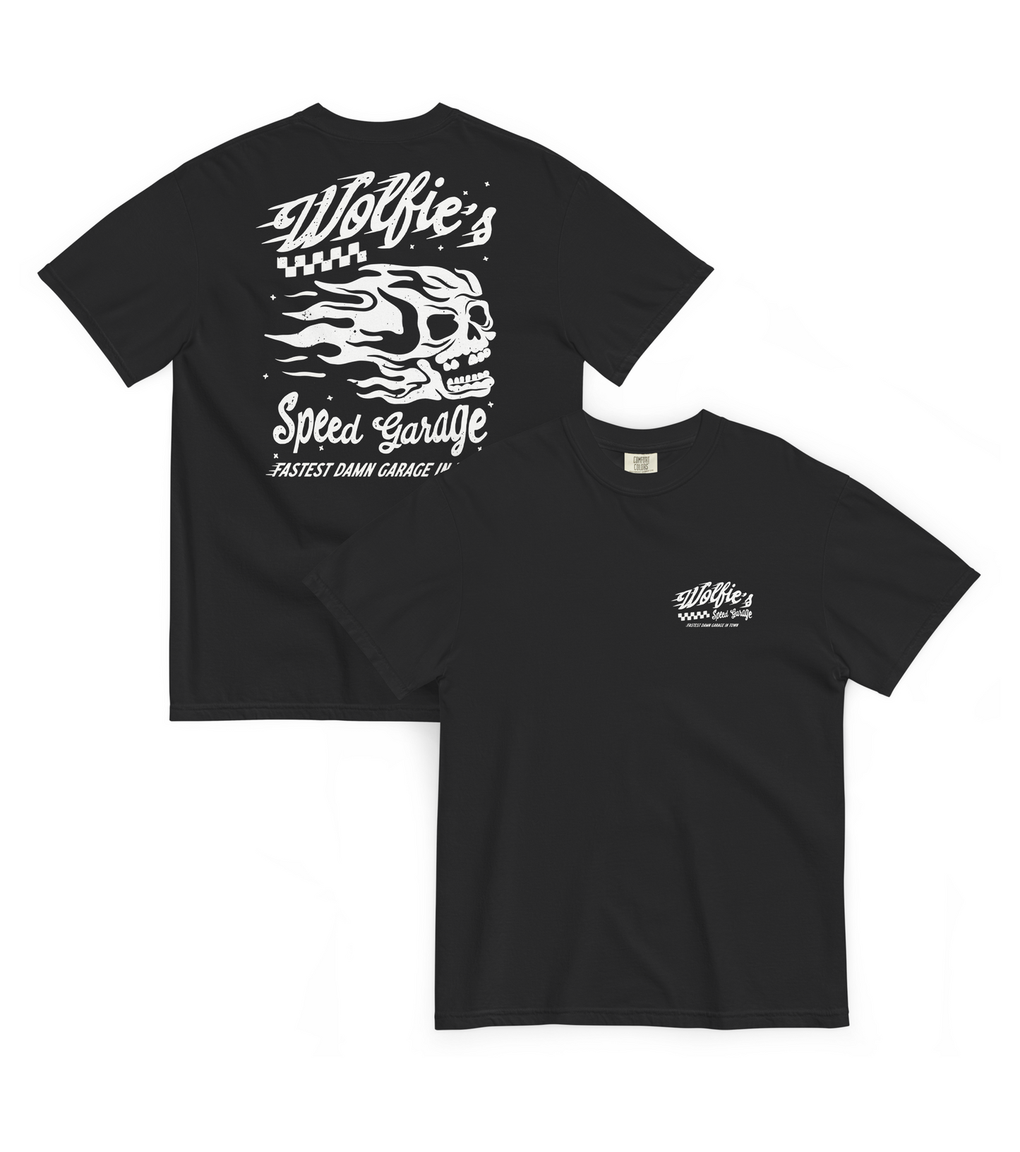 Wolfie’s Speed Garage- T-Shirt