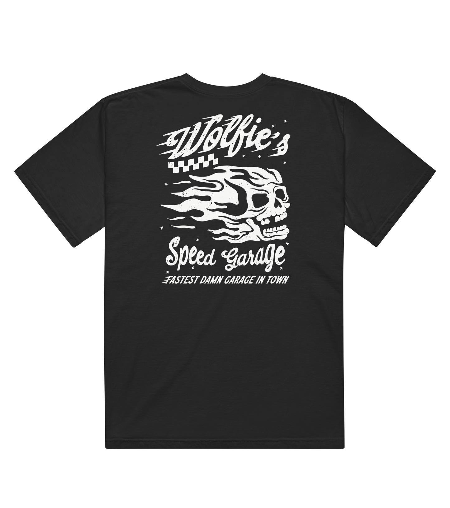 Wolfie’s Speed Garage- T-Shirt