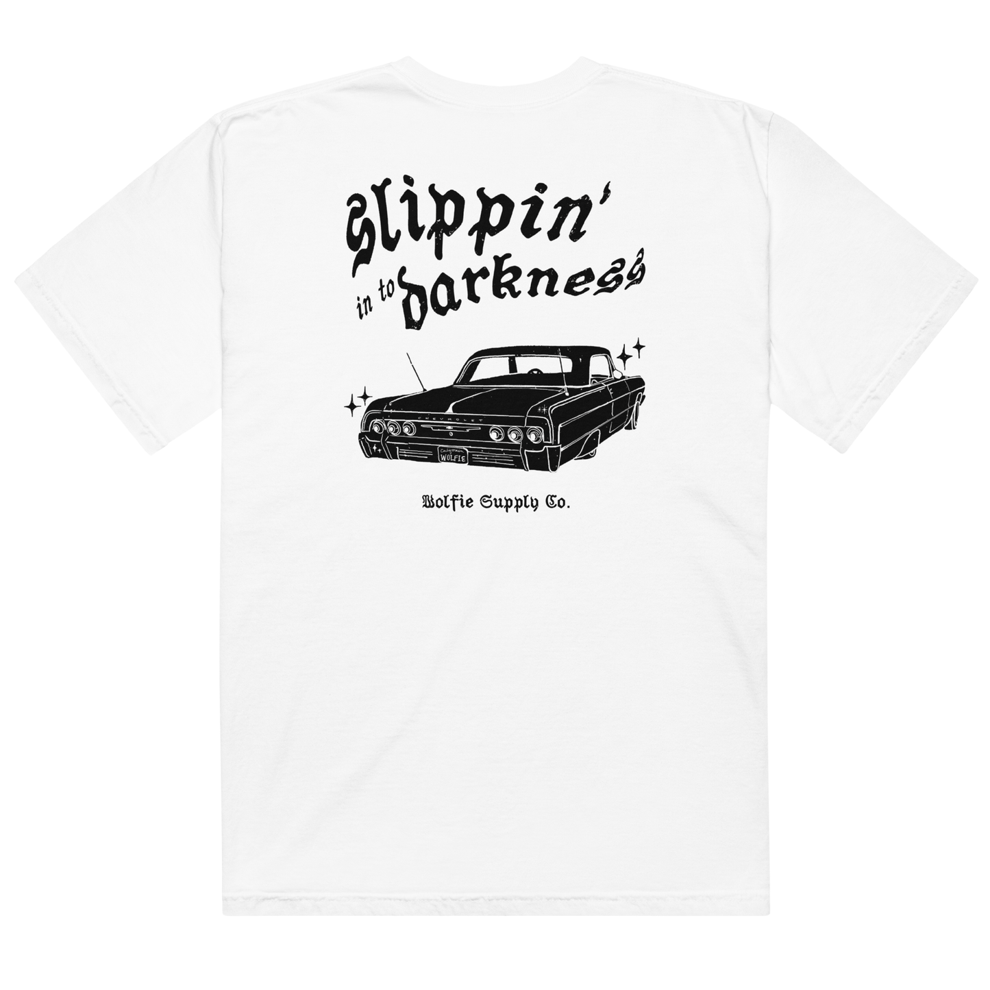 NEW Slippin In To Darkness- Tee White