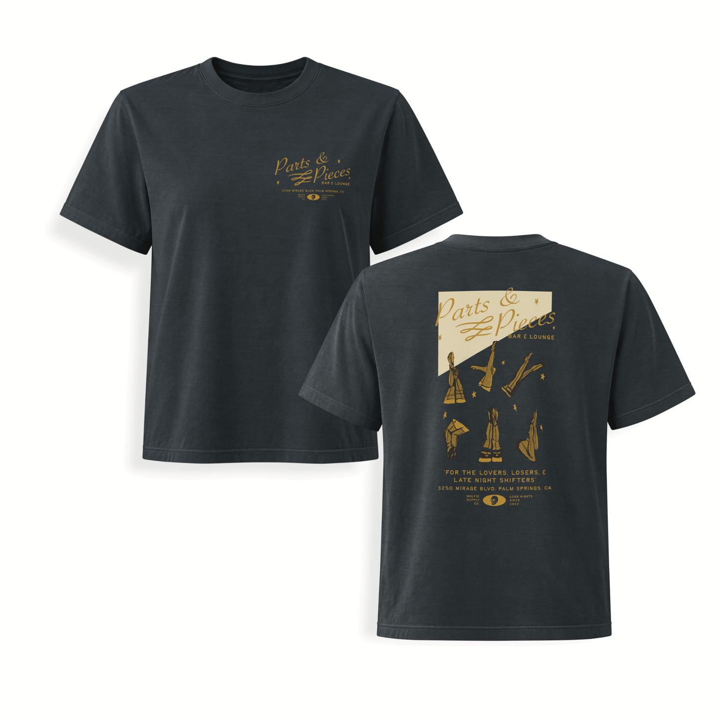 Parts & Pieces – Black Wash Women's Tee