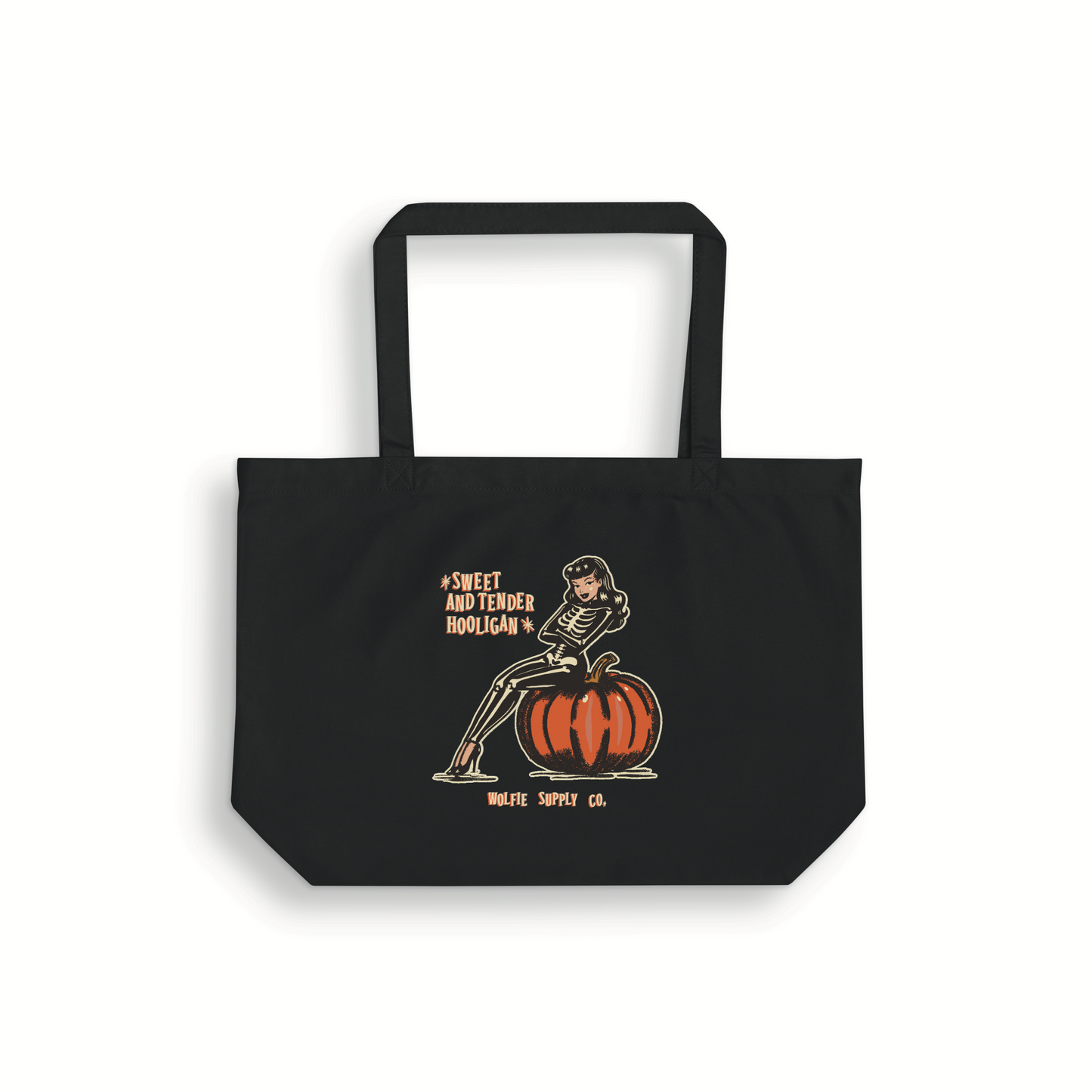 Sweet & Tender Hooligan – Large Black Tote
