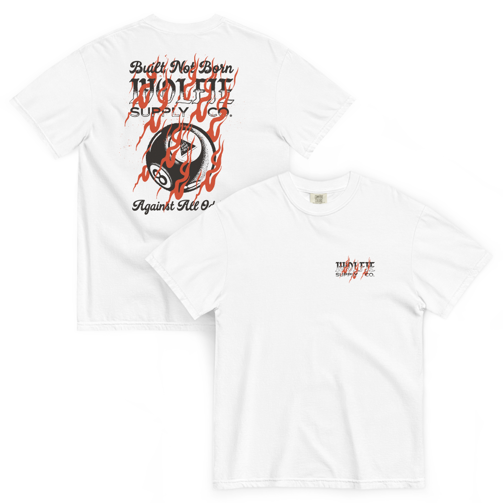 Built Not Born T-Shirt -White