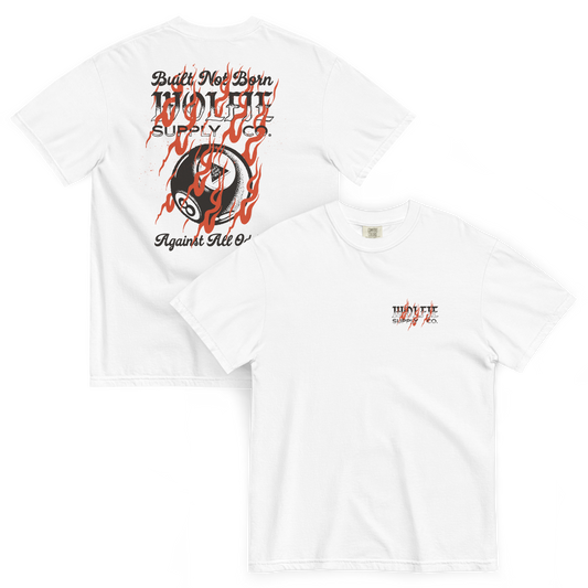 Built Not Born T-Shirt -White