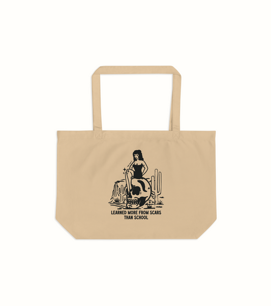 Scars Pin Up Tote- Cream
