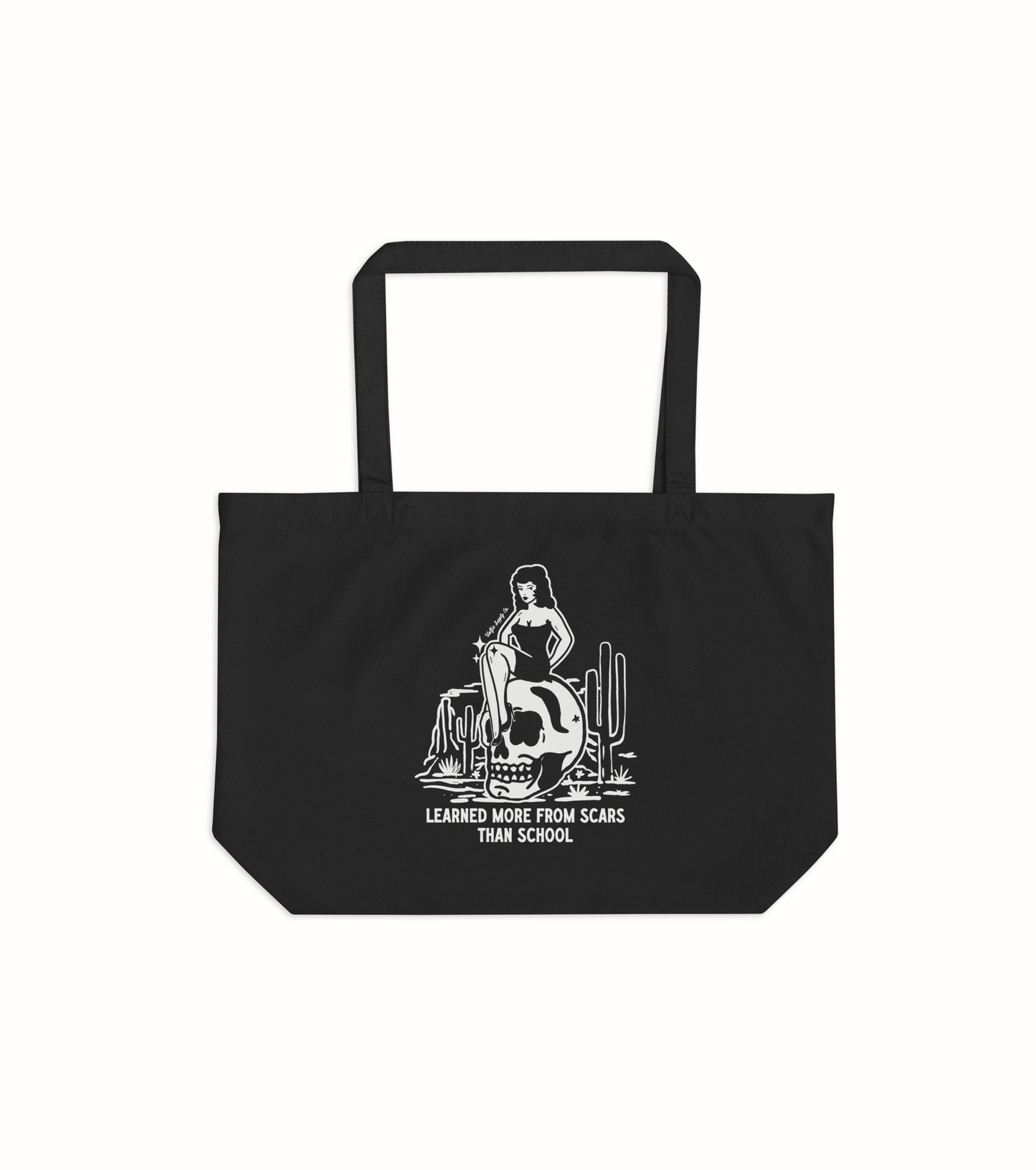 Scars Pin Up Tote- Black