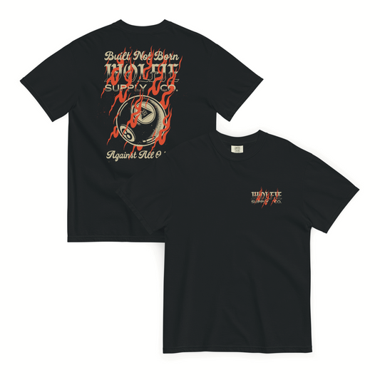 Built Not Born T-Shirt - Black