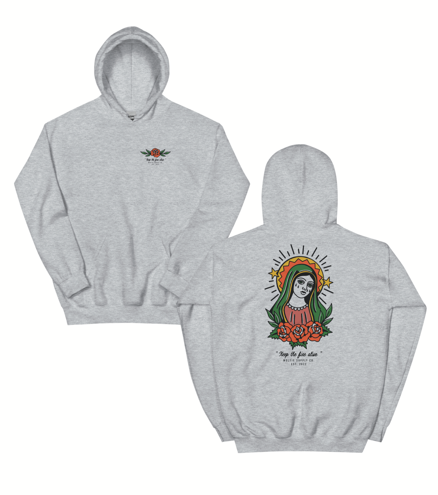 Mary Hoodie- Heather Grey