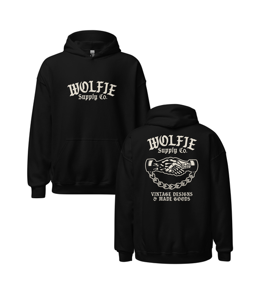 Life & Death Handshake- Hoodie