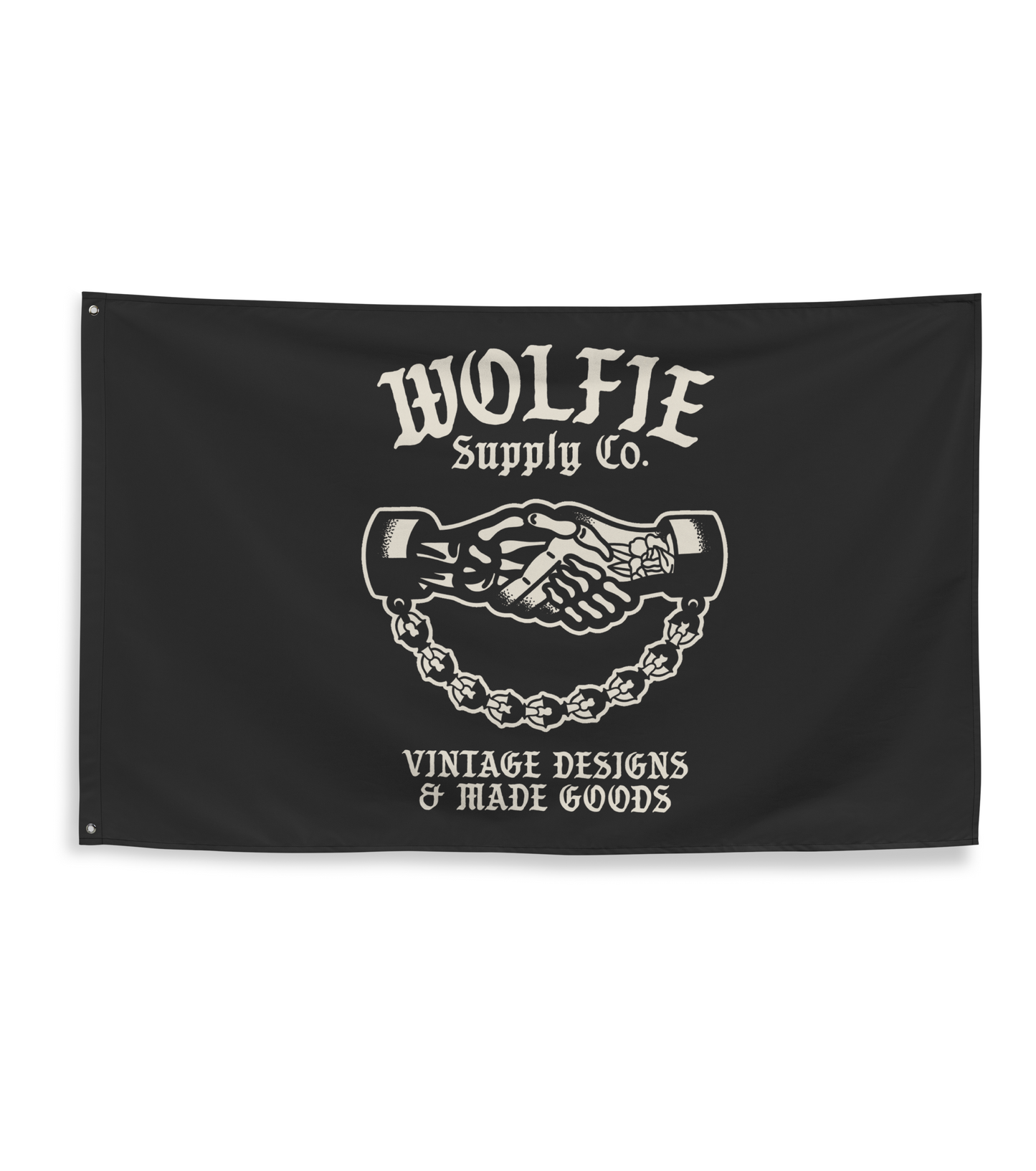 Life And Death Handshake- Flag