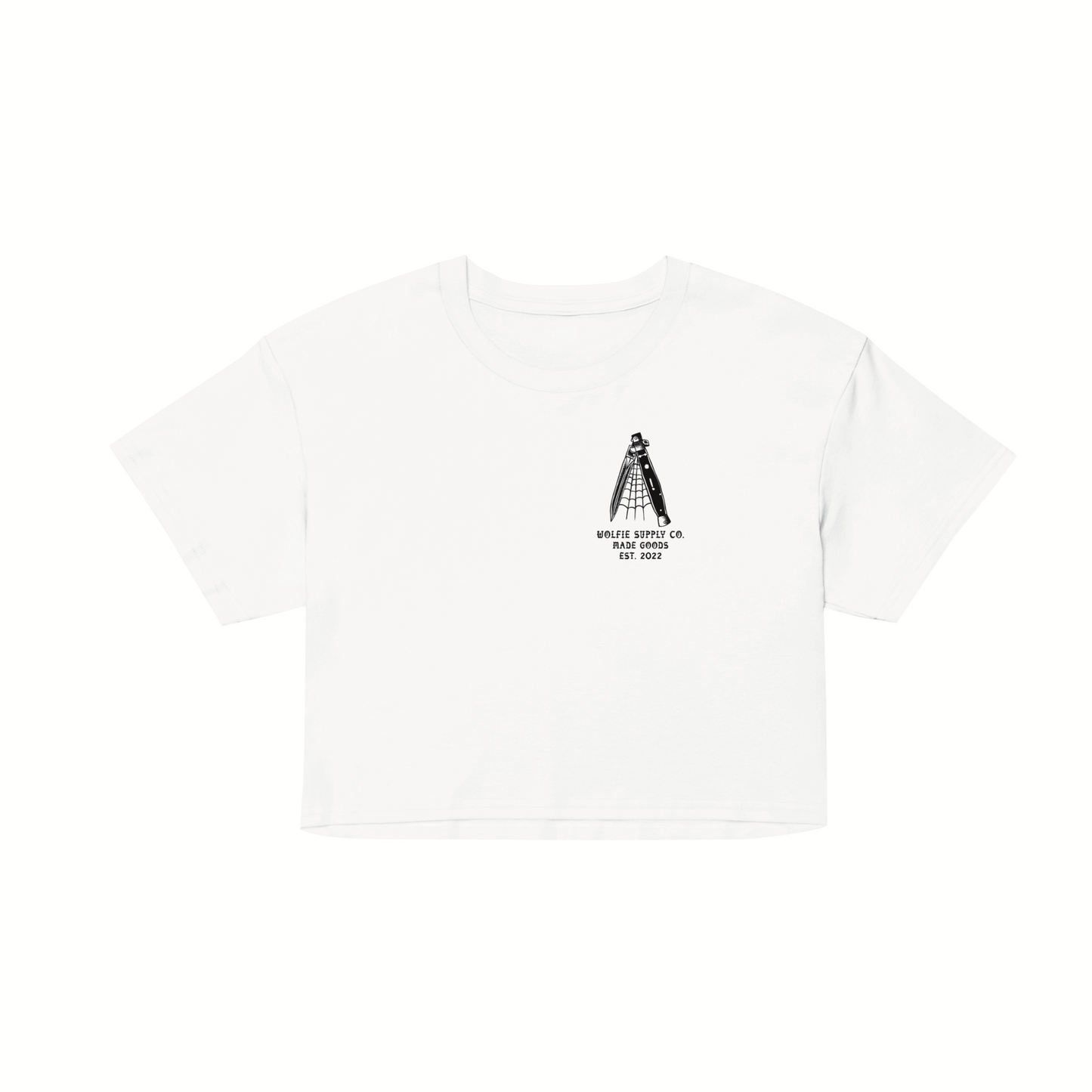Beat It Creep- Women’s Crop White