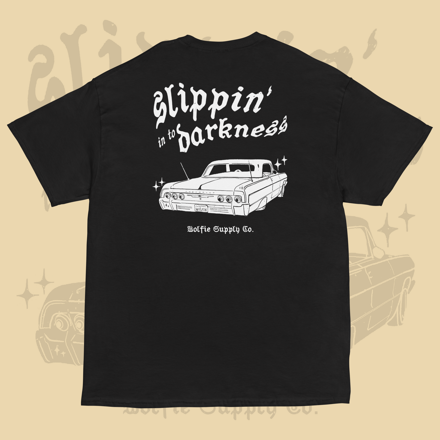 Slippin’ Into Darkness T- Shirt- Black