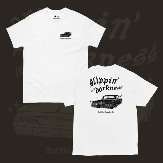 Slippin’ Into Darkness T- Shirt- White