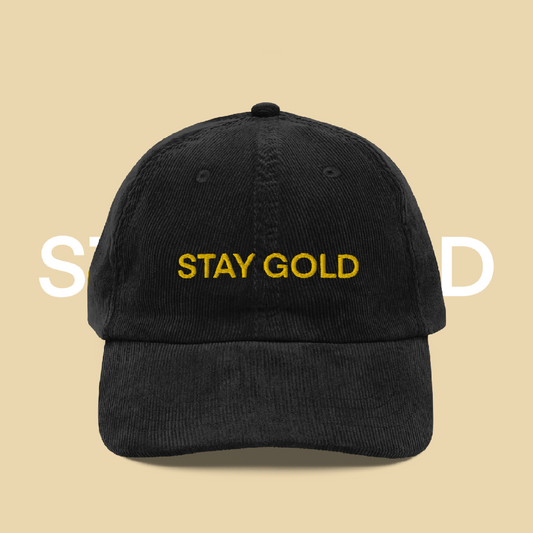 Stay Gold Corduroy Hat