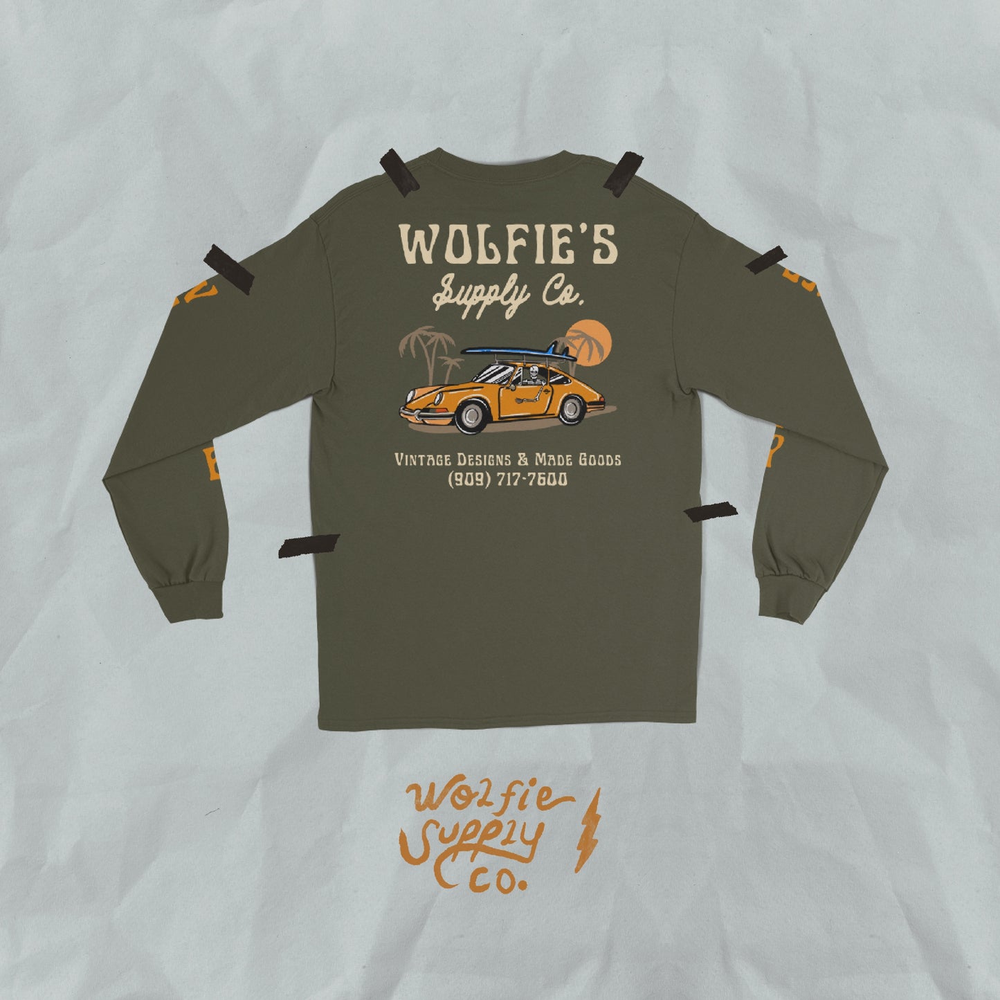 Wolfie’s Supply Company Long Sleeve T-Shirt